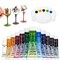 Glass Paint Stained Transparent Glass Window Paint Set Great for Glass Painting Wine Glasses Light Bulbs Ceramic Non-Toxic Waterproof Christmas Art Decor(12 Colors/4.9Oz)
